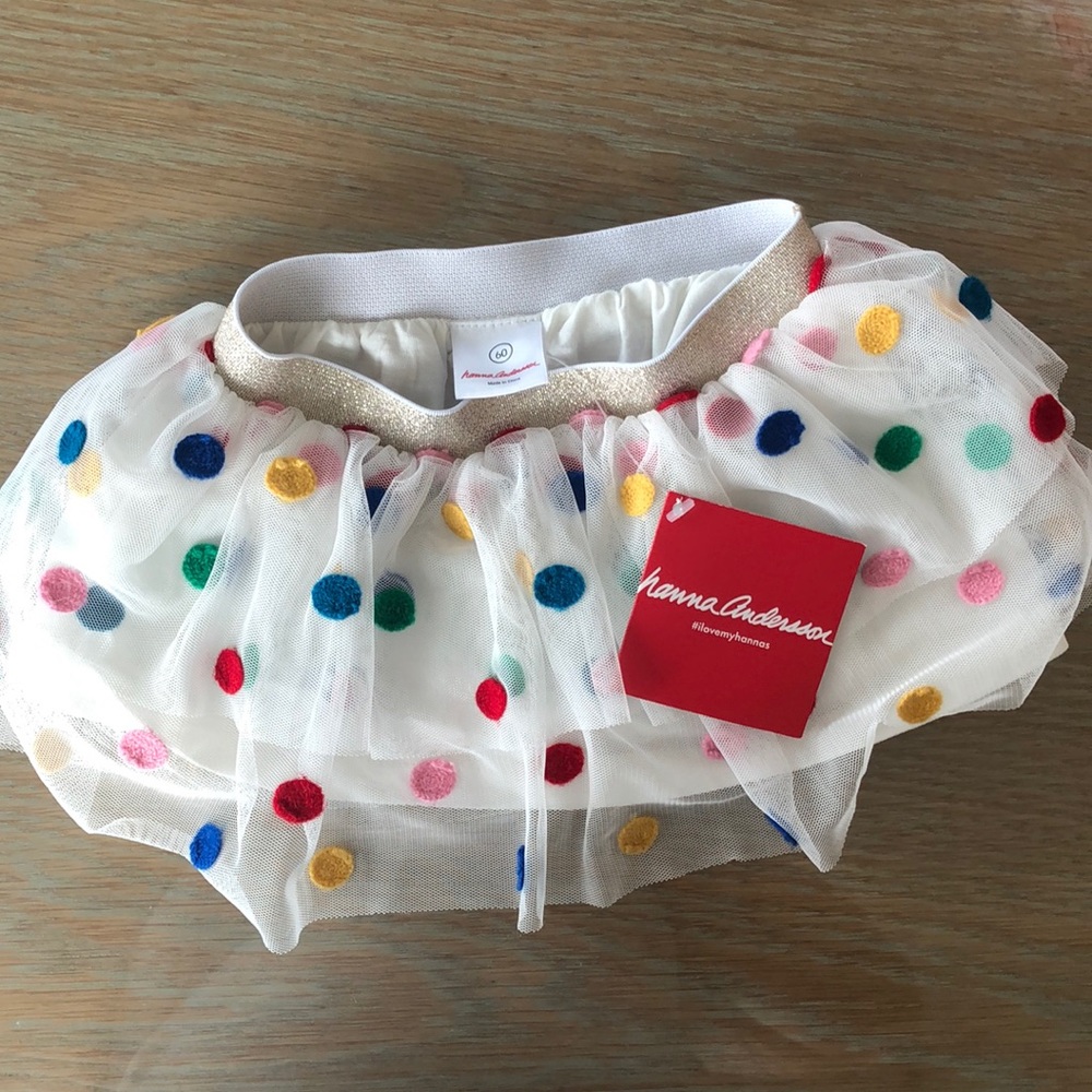 Polka dot tutu skirt